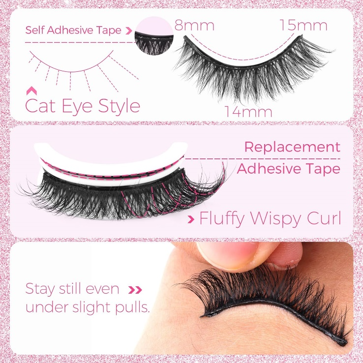 Get Glam in a Flash with Self Adhesive Eyelashes: The Ultimate Time-Saving Beauty Hack