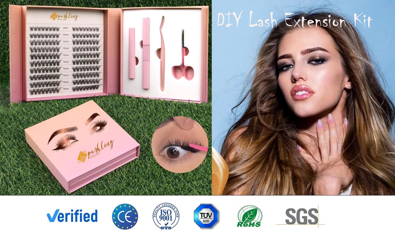 Get the Perfect Look with DIY Lash Cluster Kit at Factory Price