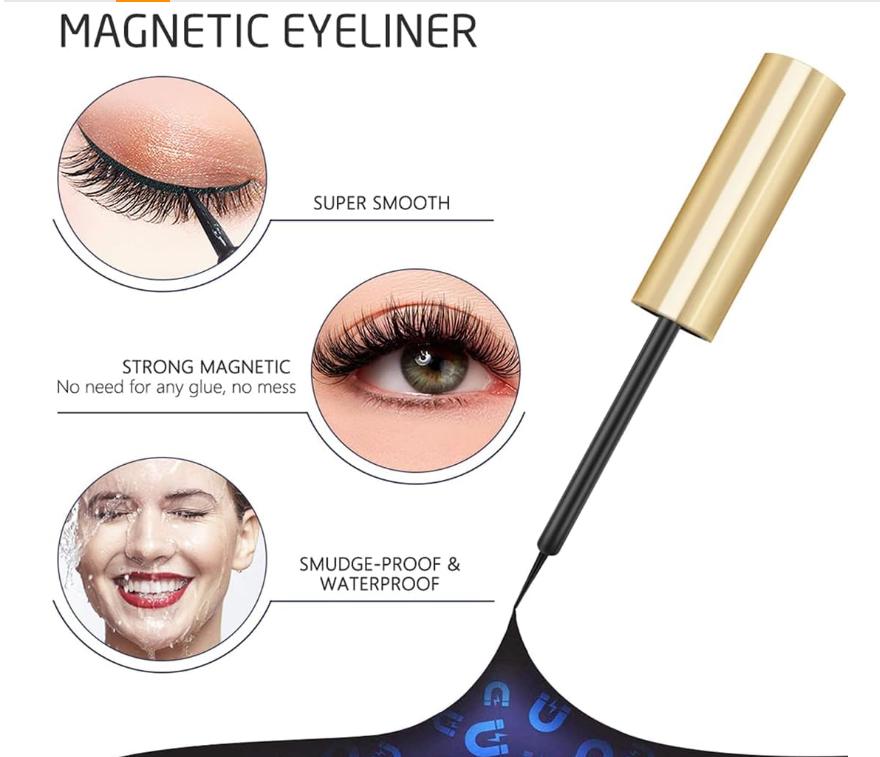 Achieve Effortlessly Beautiful Lashes with Magnetic Eyeliner and Lashes Kit