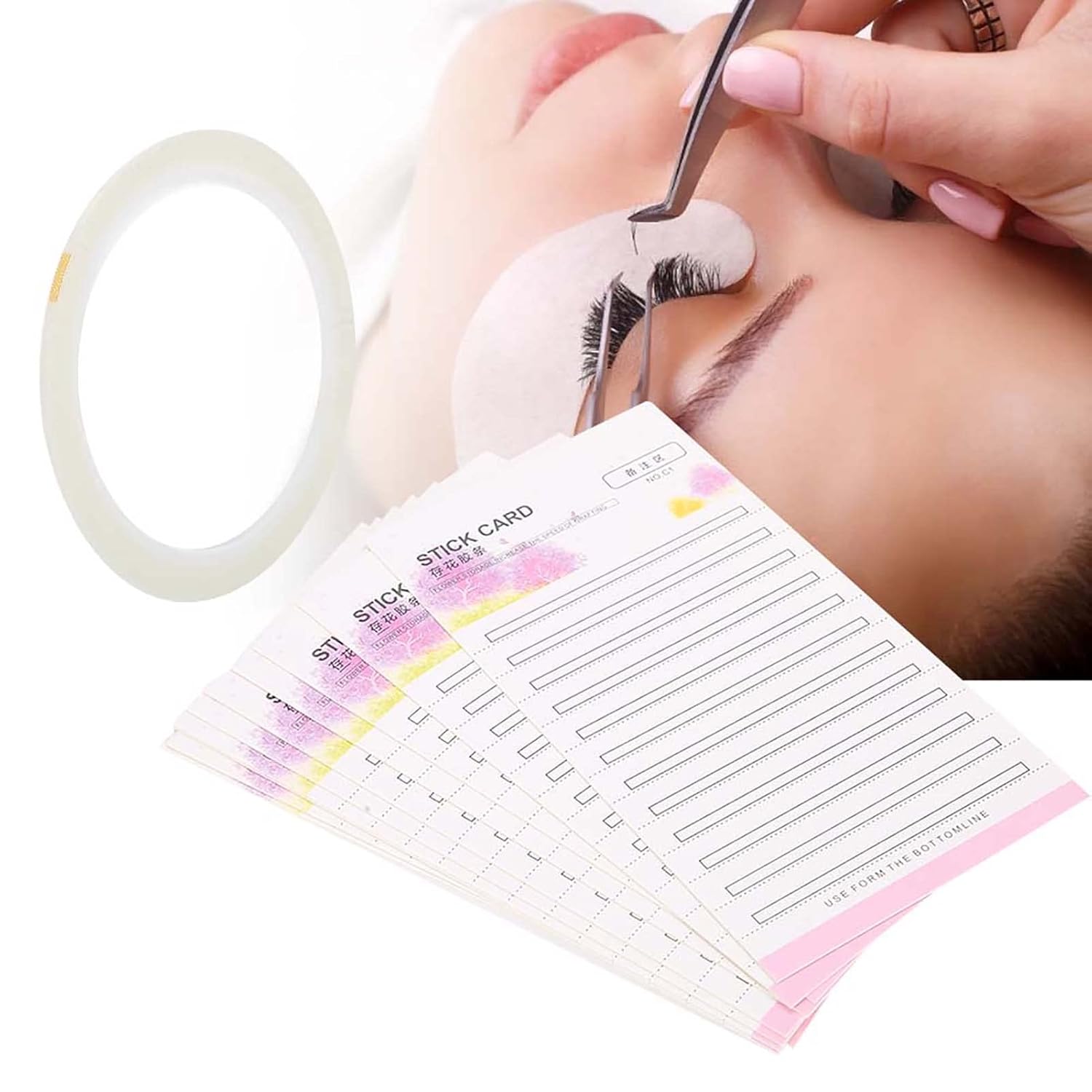 False Eyelash Fans Paper Card - The Ultimate Solution to Lash Extension Storage