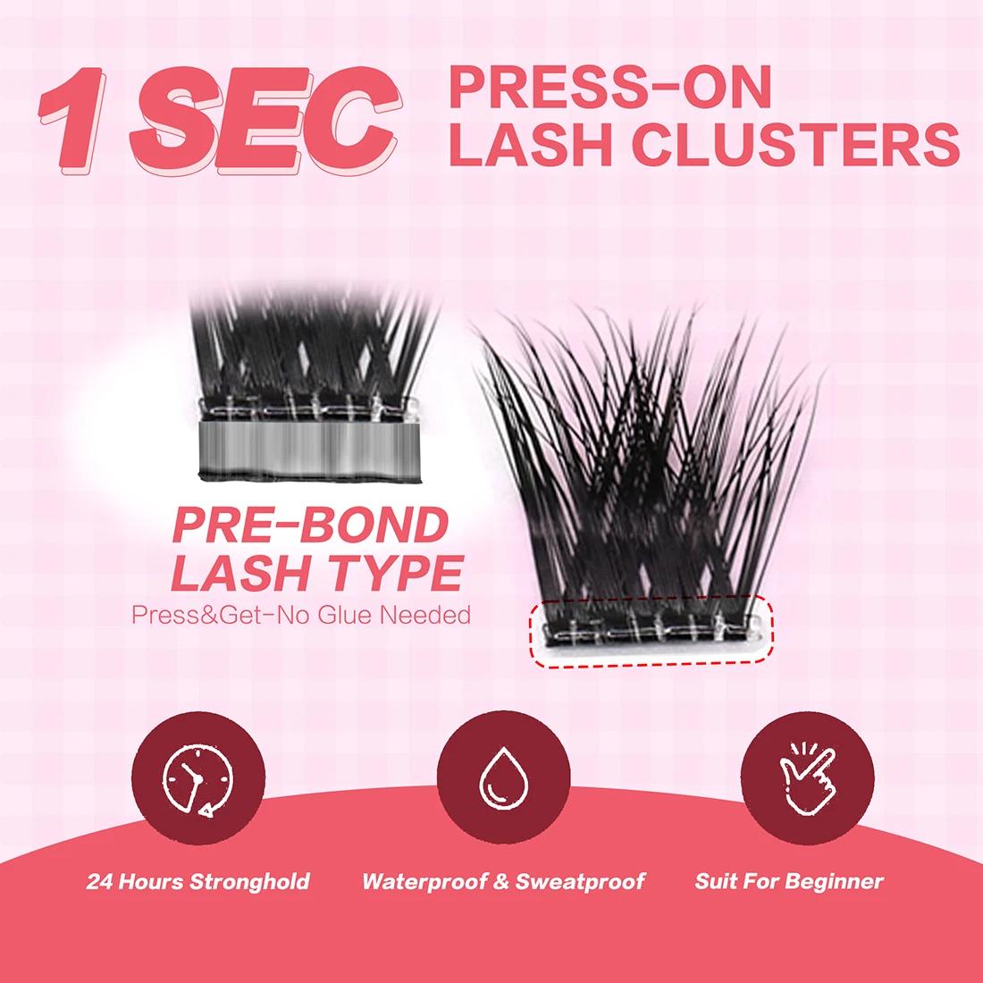 New Self-Adhesive Lash Clusters revolutionize the lash game