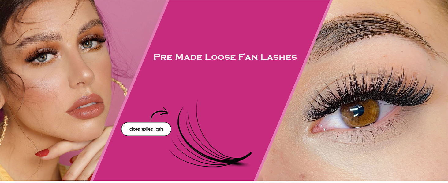 Premade Loose Fan Lashes: A Game-Changing Technology
