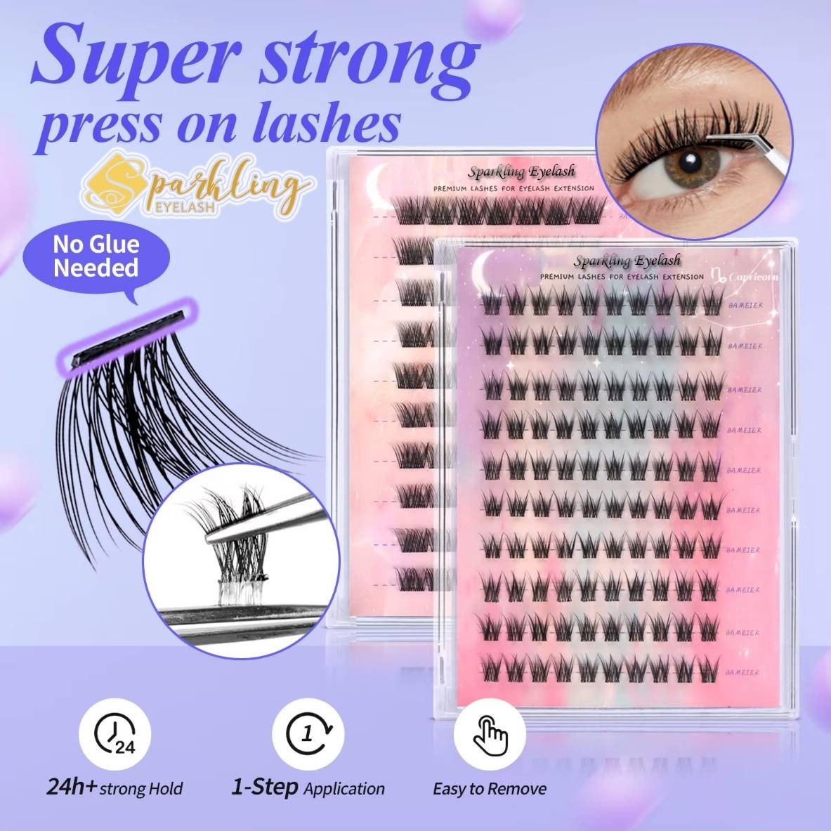 Qingdao Sparkling Eyelash Revolutionizes the Beauty Industry with Customizable, Waterproof, and Reusable Self-Adhesive Fake Eyelashes