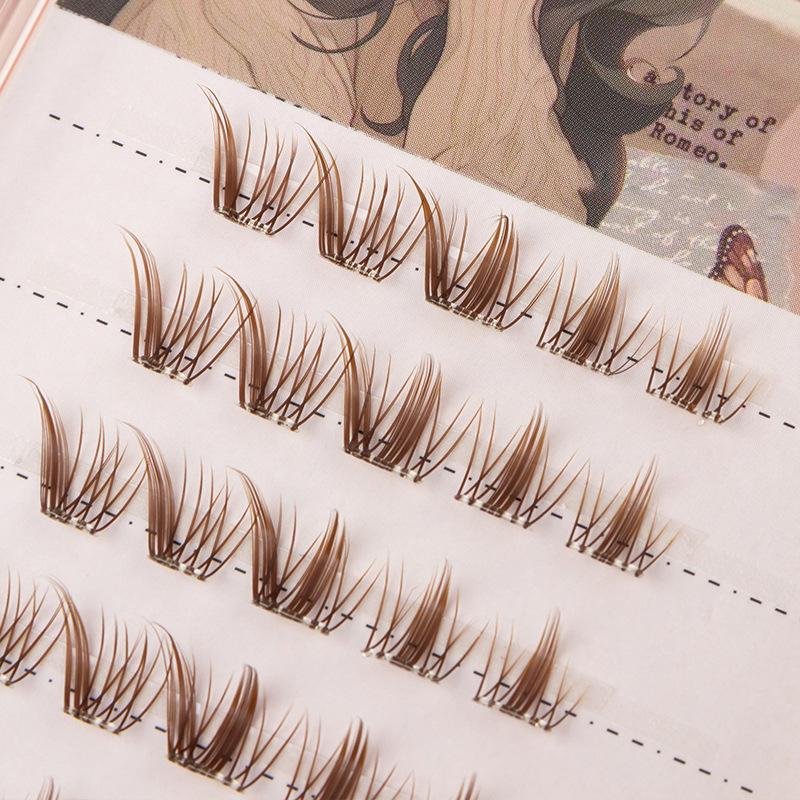 Unveils Stunning Eyelash Clusters: Effortless Beauty with Pre-Glued Fox Lash Styles