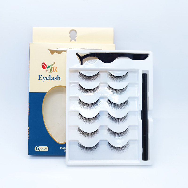 5D False Mink Lashes Silk eyelashes Soft Dramatic Natural Look 1 Pair