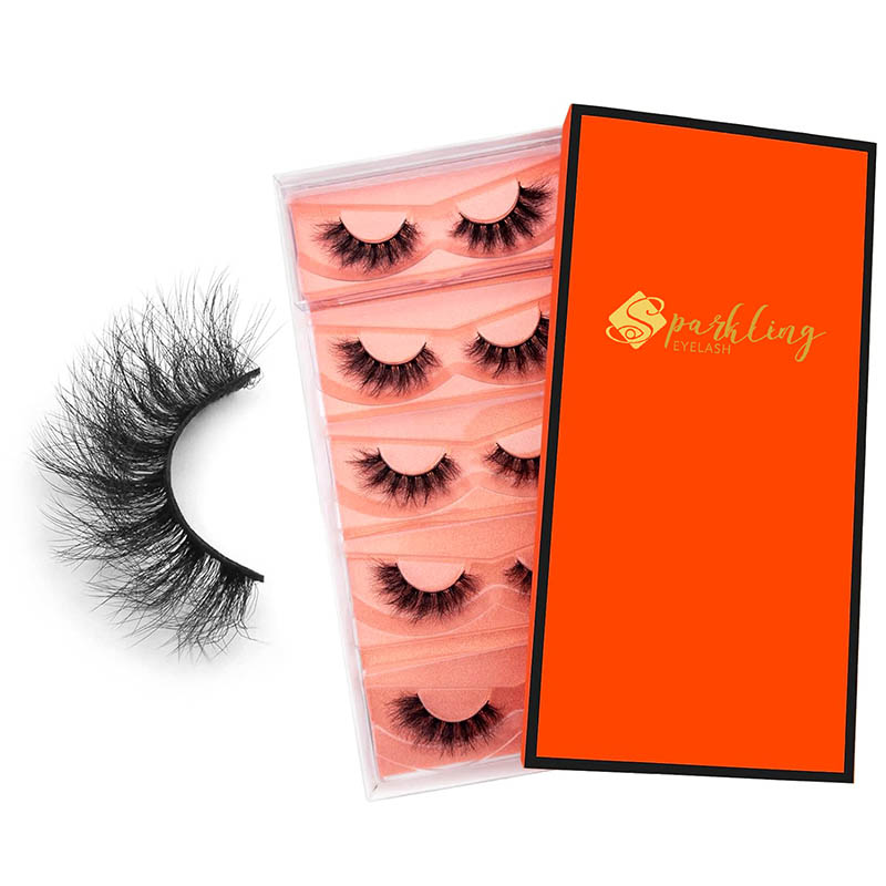 6D Fluffy Wispy Eyelashes Strip Lashes