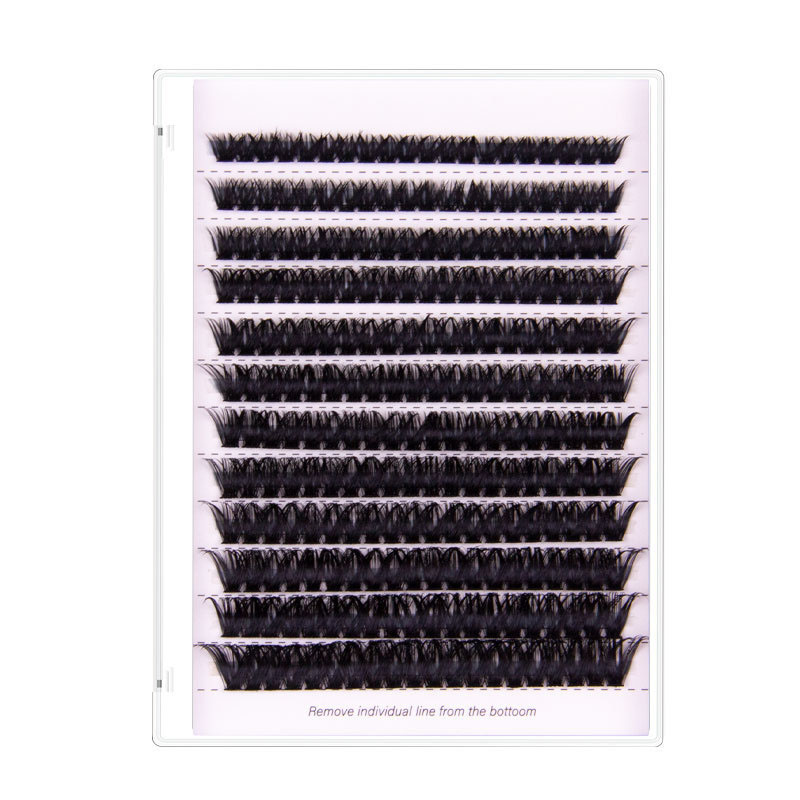 80D Volume Individual Eyelash Cluster C DD Curl
