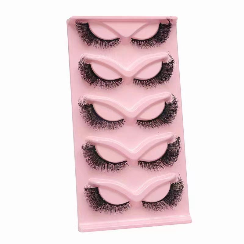 Cat Eye Lashes Wispy False Eyelashes Natural Look