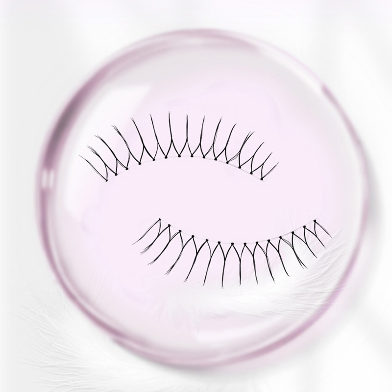 Clear Band Anime Lashes 4 Pairs Pack