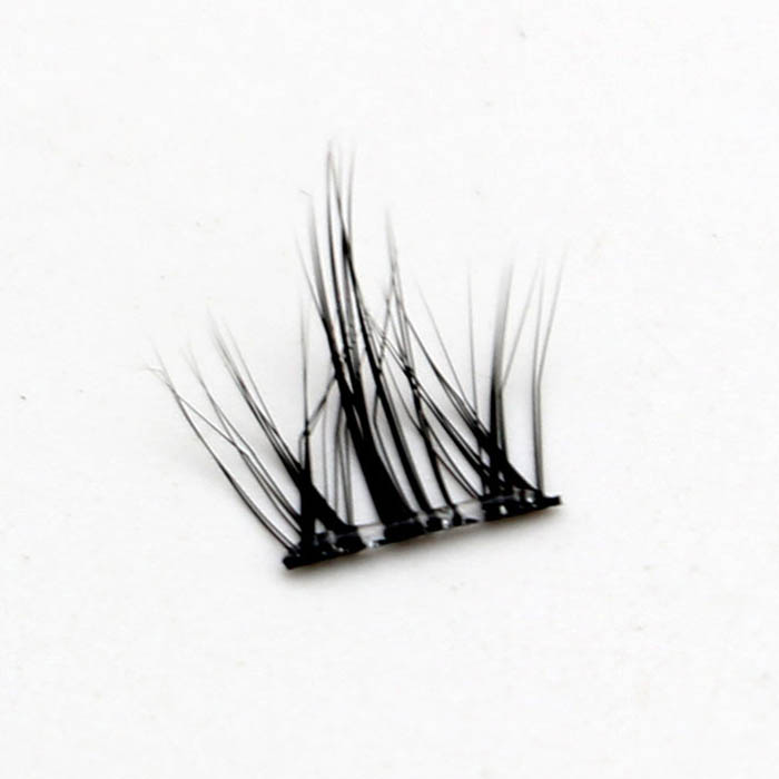 D Curl Fluffy Eyelash Clusters Pre-Glued Cluster Lashes