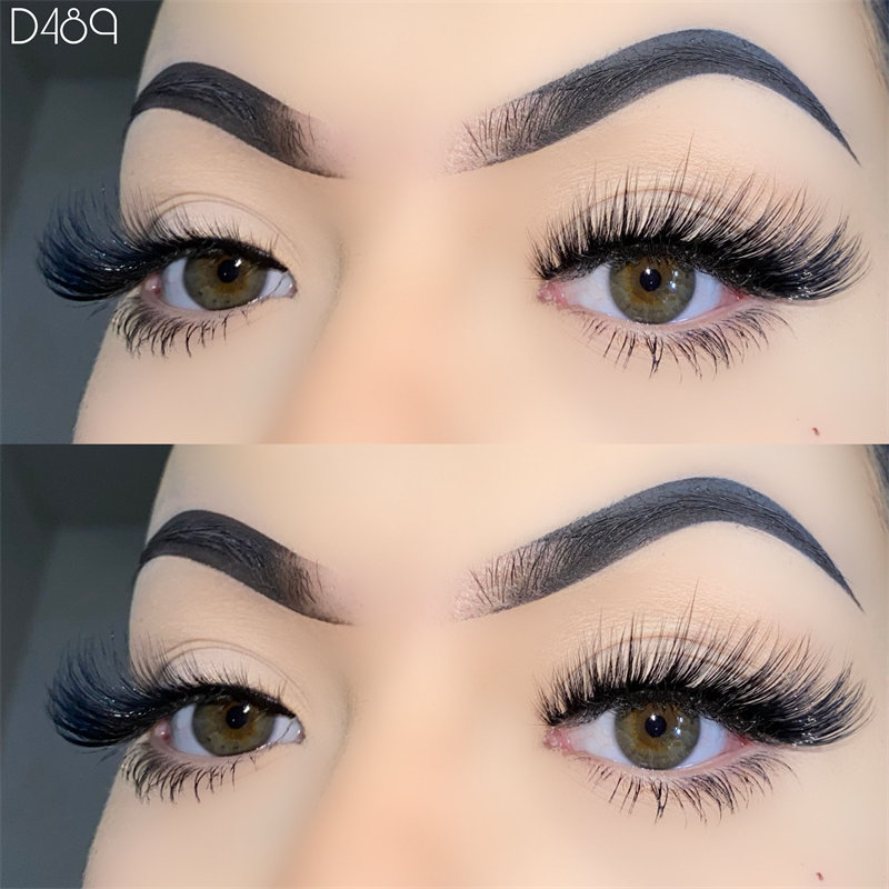 3D Volume Cat-eye Lashes Strip Fake Eyelashes