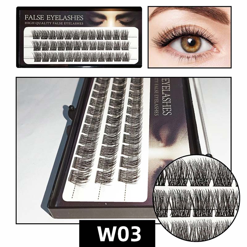 DIY Individual Fluffy Lash Clusters
