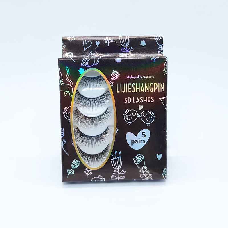 Essential Faux Mink 3D Eyelashes 5 Multi-Pack Soft Cotton Band