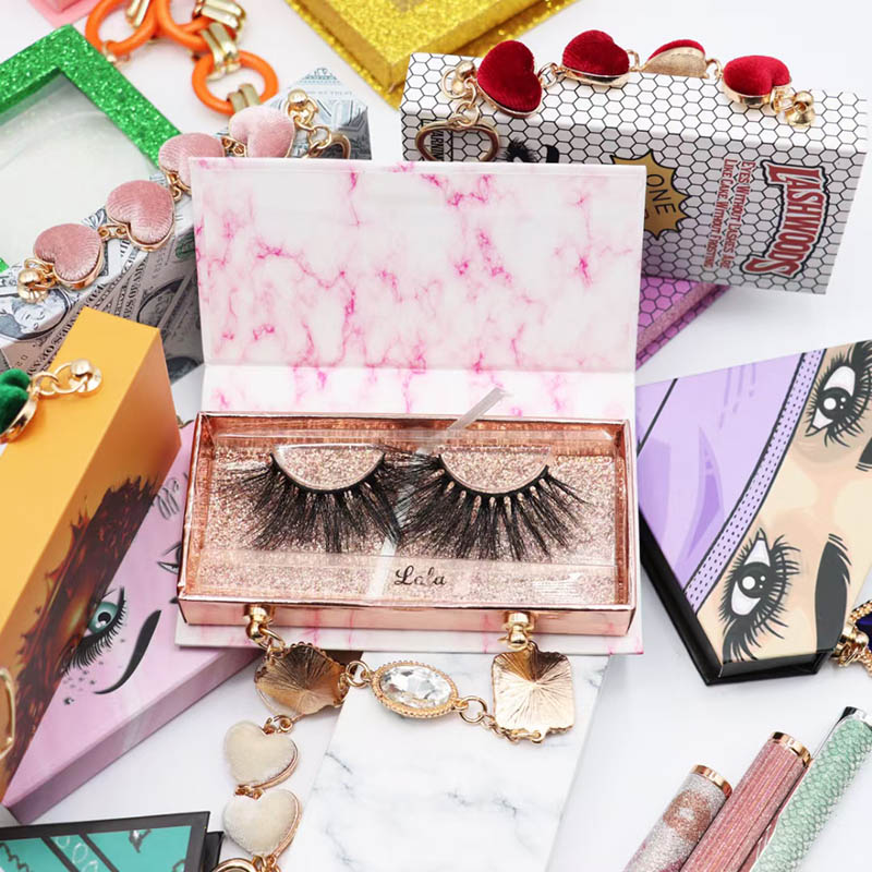 False Eyelashes Packaging Box Empty Lash Containers