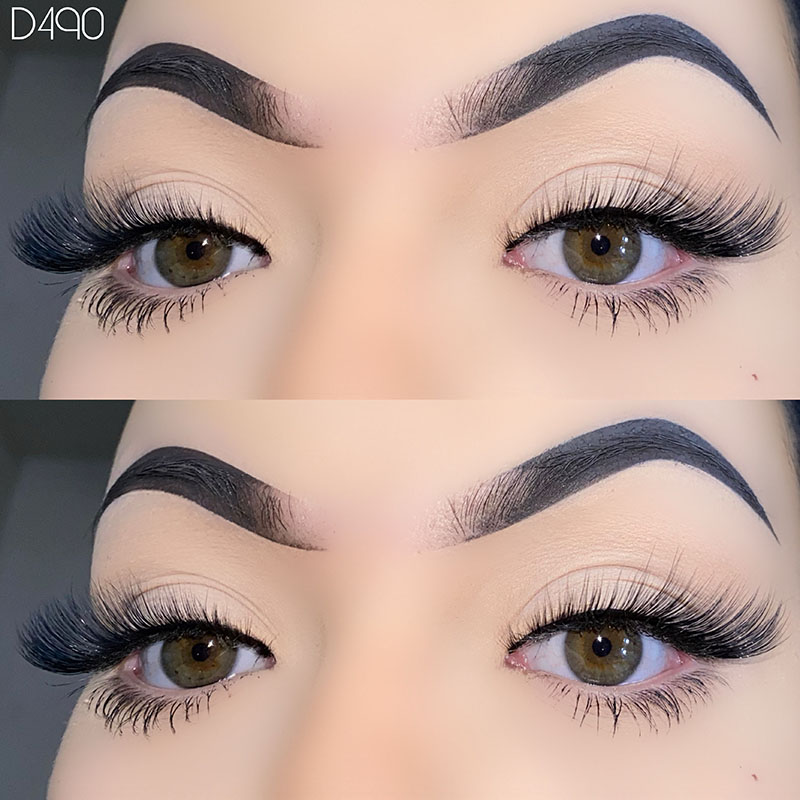 Fluffy Fox Eye Lashes Wispy Cat Eye Eyelashes