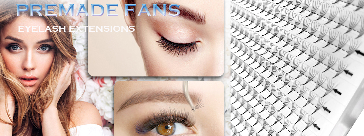 3D 4D 5D 7D Short Stem Premade Volume Lash Extensions