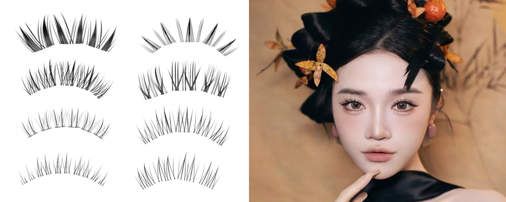 Self-adhesive Eyelashes 3D Glue-free Eyelashes 10 rows Large capacity