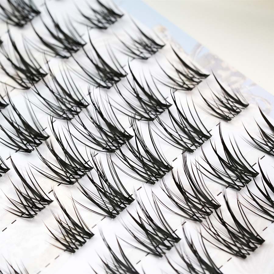 Self-Adhesive False Eyelashes DIY Glue Free Single Cluster Lashes