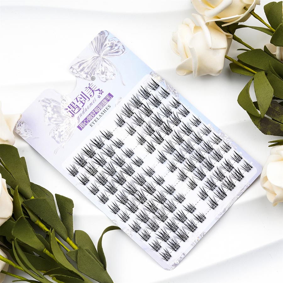Self-Adhesive False Eyelashes DIY Glue Free Single Cluster Lashes