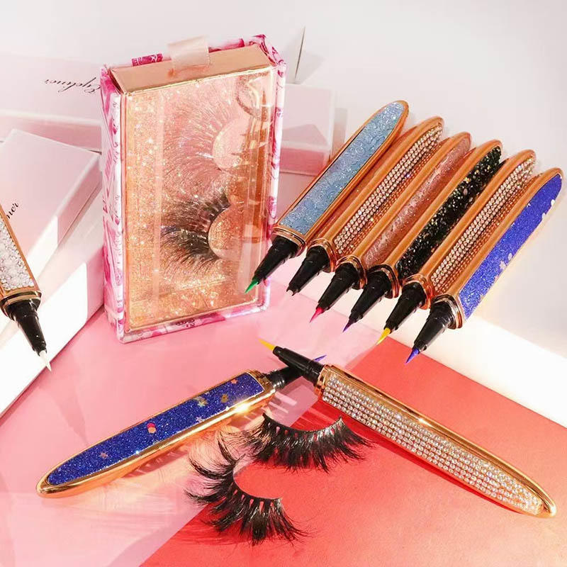 Magic Self-adhesive Eyelash Glue Pen No Blooming Quick Drying