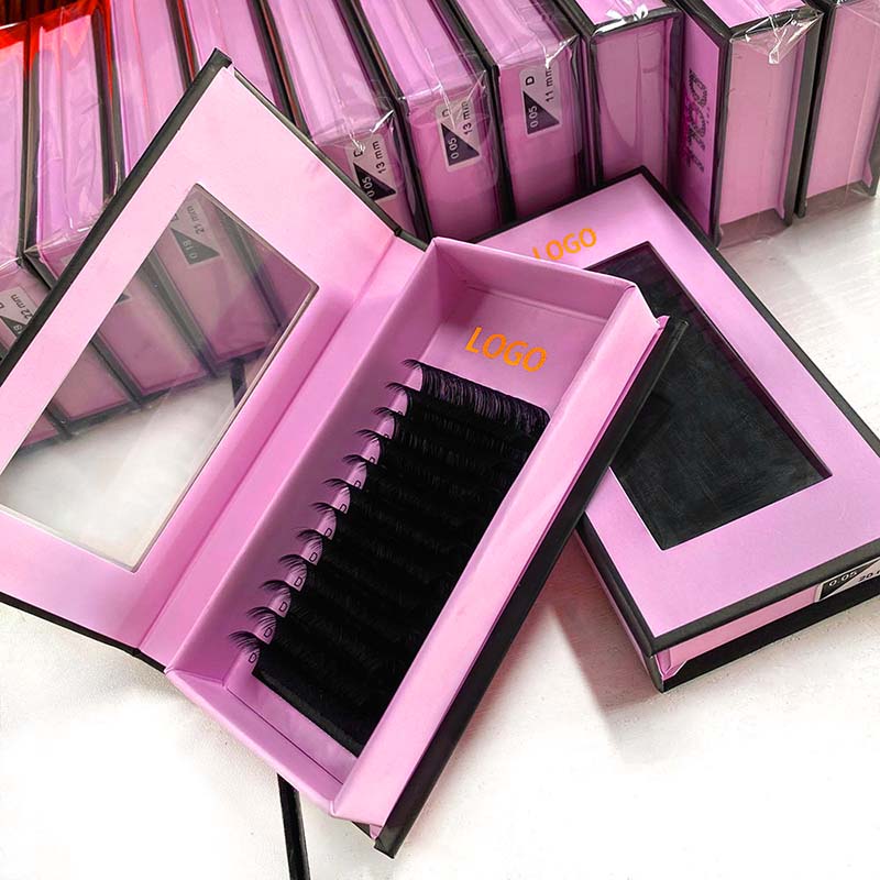 Matte Black Faux Mink Classic Lash Extension
