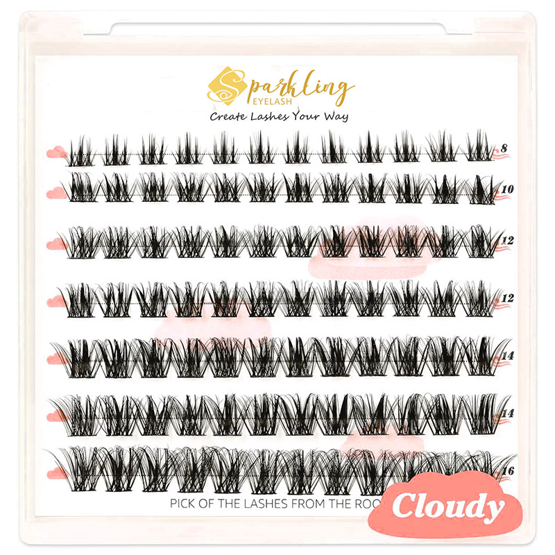 Natural Look DIY Lash Extension Lashes Clusters