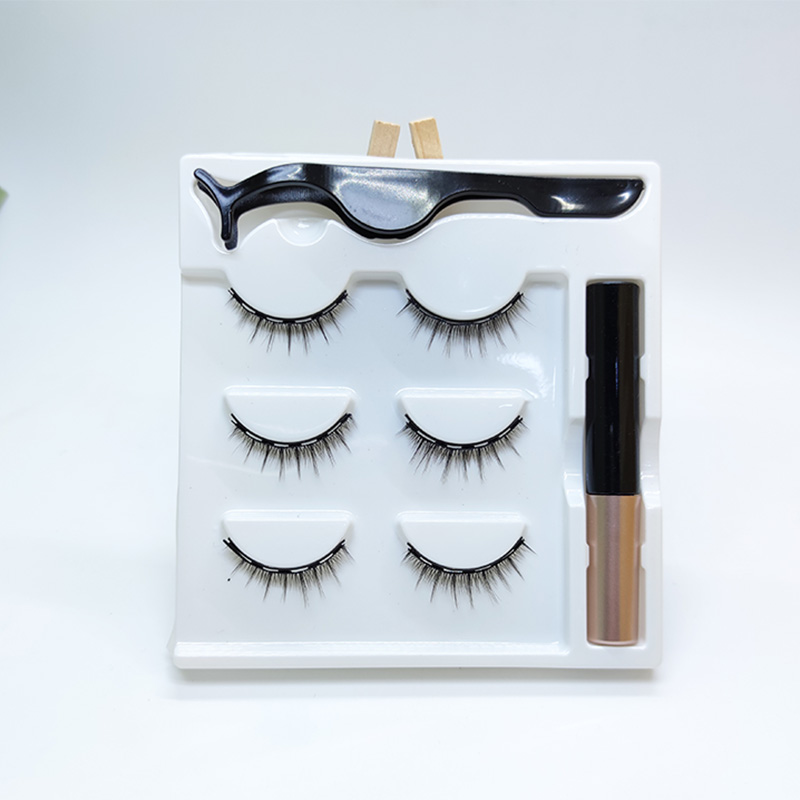 Natural Magnetic Lashes With Eyeliner